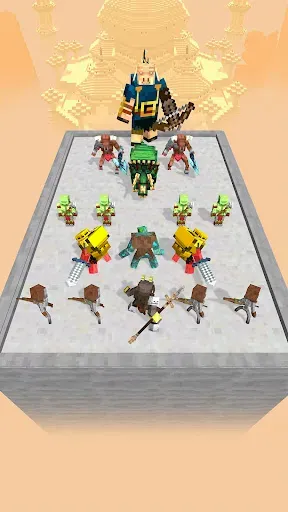 Скриншот 3 — Dinosaur Merge: Block Fighting