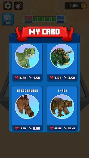 Скриншот 5 — Dinosaur Merge: Block Fighting
