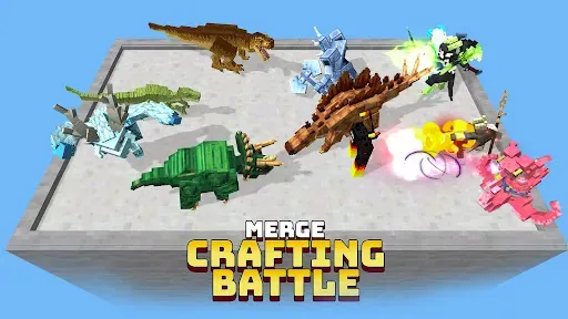 Скриншот 7 — Dinosaur Merge: Block Fighting