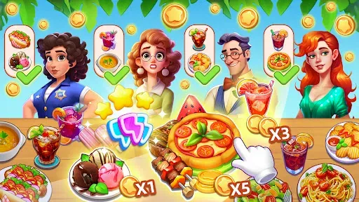 Скриншот 7 — Merge Diner - кулинарные игры