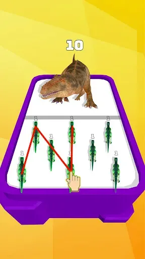 Скриншот 1 — Merge Dinosaurs Battle Fight