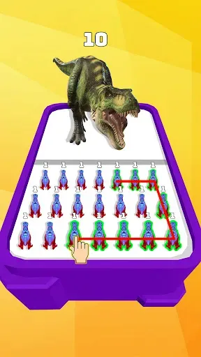 Скриншот 2 — Merge Dinosaurs Battle Fight