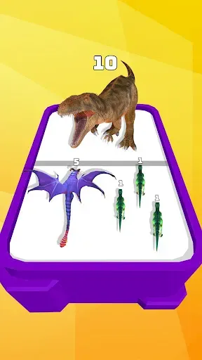 Скриншот 3 — Merge Dinosaurs Battle Fight