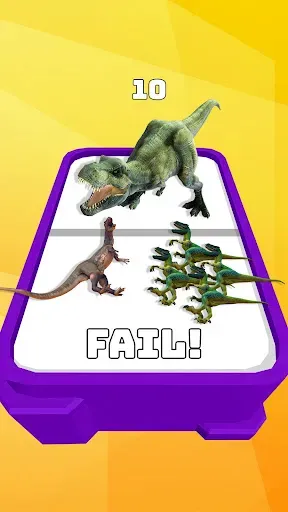 Скриншот 4 — Merge Dinosaurs Battle Fight