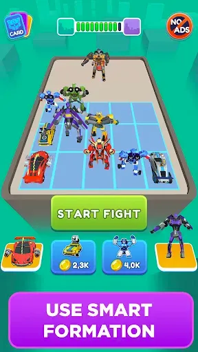 Скриншот 3 — Merge Robot Master: Car Games