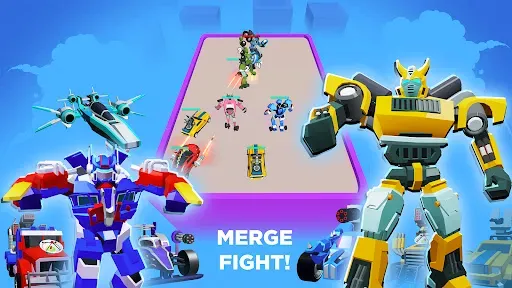 Скриншот 6 — Merge Robot Master: Car Games