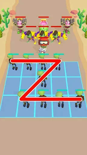 Скриншот 1 — Merge Plants: Idle Zombies