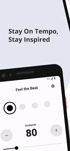 Скриншот 2 — Metronome: Feel the Beat!