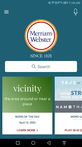 Скриншот 1 — Dictionary - M-W Premium