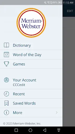 Скриншот 7 — Dictionary - M-W Premium