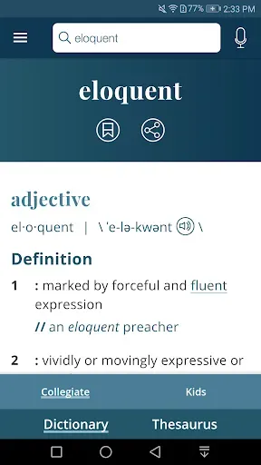 Скриншот 3 — Dictionary - Merriam-Webster