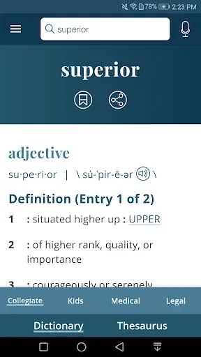 Скриншот 8 — Dictionary - Merriam-Webster