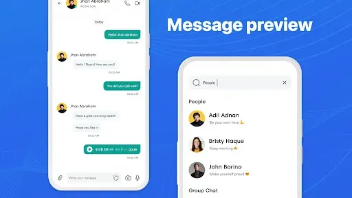 Скриншот 5 — Messages Phone: simple message