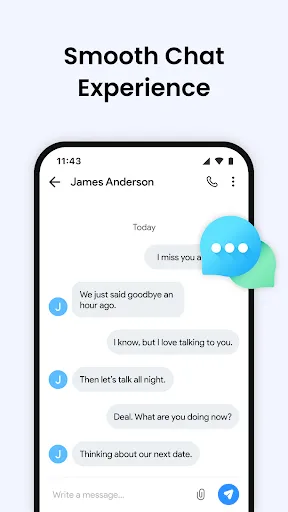 Скриншот 2 — Messages SMS Messenger