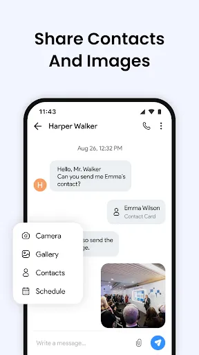 Скриншот 3 — Messages SMS Messenger