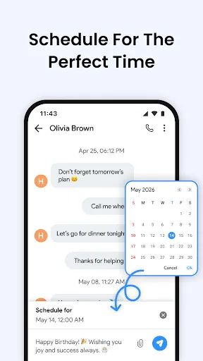 Скриншот 4 — Messages SMS Messenger