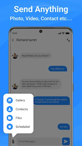 Скриншот 3 — Messages: Text SMS