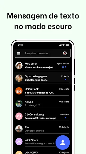 Скриншот 6 — Messenger de SMS - Mensagens