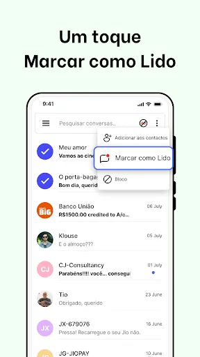 Скриншот 8 — Messenger de SMS - Mensagens