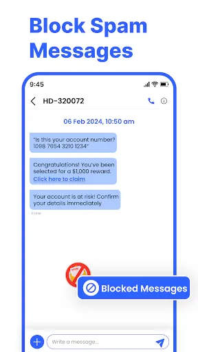 Скриншот 4 — Messenger: SMS Home Launcher