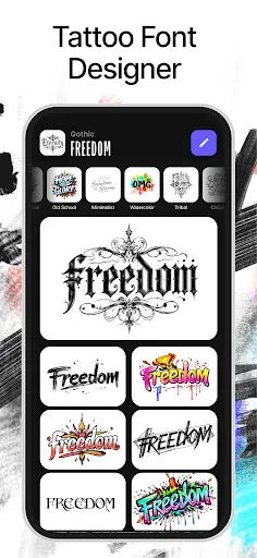 Скриншот 3 — Ink AI – Tattoo design maker