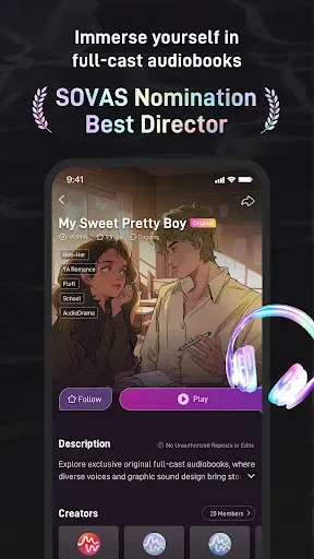 Скриншот 3 — MagicWave: Spicy Audio Stories
