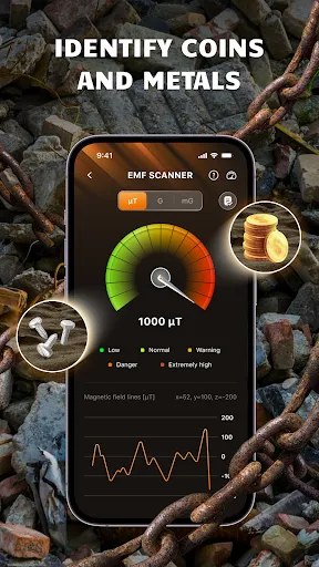 Скриншот 5 — EMF Scanner - Metal Detector