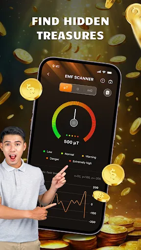 Скриншот 6 — EMF Scanner - Metal Detector