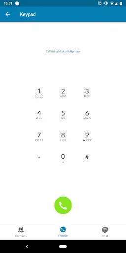 Скриншот 3 — Midco Softphone