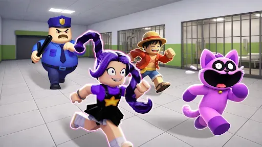 Скриншот 1 — Prison Escape: 3D Obby Parkour