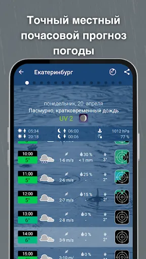 Скриншот 5 — Погода и радар дождя meteoblue