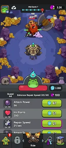 Скриншот 4 — Legend of Frog: Idle RPG