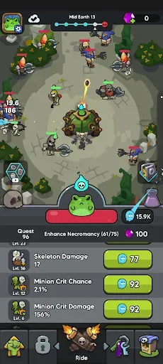 Скриншот 6 — Legend of Frog: Idle RPG