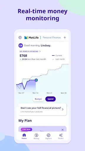 Скриншот 3 — MetLife Personal Finance App