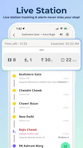 Скриншот 7 — Delhi Metro Route Map