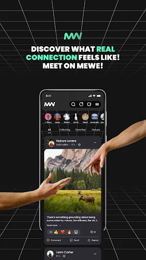 Скриншот 2 — mewe: The Safe Network