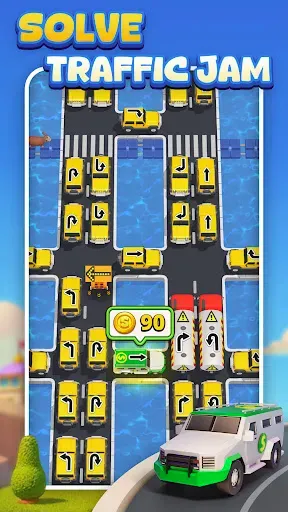 Скриншот 3 — Road Hustle:Tap, Solve, Escape