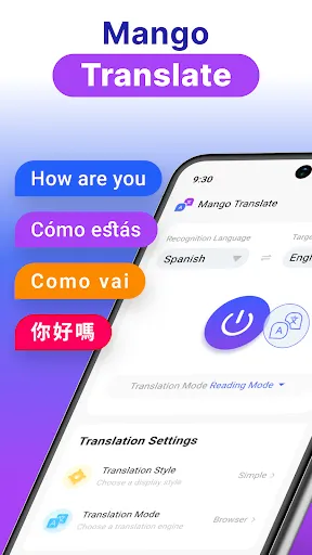 Скриншот 1 — Mango Translate - Чат-перевод