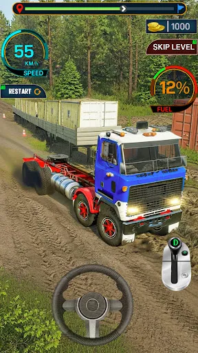 Скриншот 1 — Offroad Truck Runner Game Sim