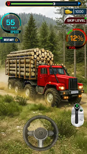 Скриншот 3 — Offroad Truck Runner Game Sim