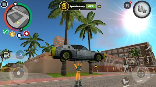 Скриншот 6 — Rope Hero: Vice Town