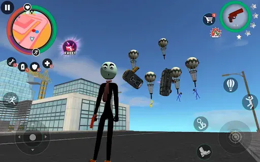 Скриншот 4 — Stick Rope Hero 2