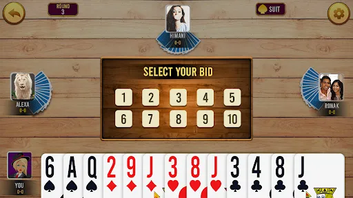 Скриншот 2 — Callbreak Offline : Tash Game