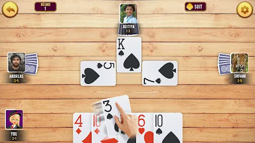 Скриншот 3 — Callbreak Offline : Tash Game