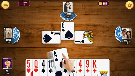 Скриншот 6 — Callbreak Offline : Tash Game