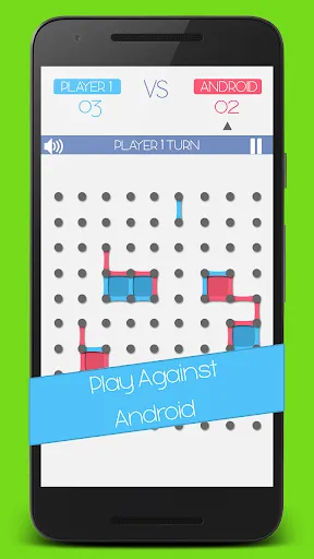 Скриншот 1 — Dots and Boxes game