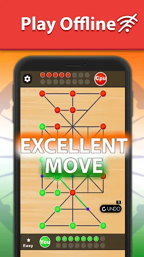 Скриншот 6 — Bead 16 - Sholo Guti game IN