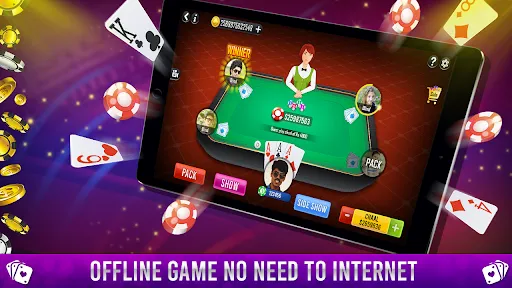Скриншот 3 — Teenpatti Indian poker 3 patti
