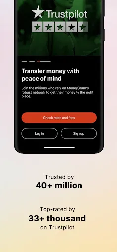 Скриншот 1 — MoneyGram® : Send Money Online