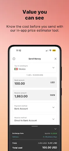 Скриншот 3 — MoneyGram® : Send Money Online